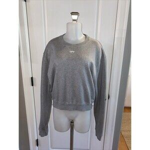 Off White Main Label Virgil‎ Abloh “Woman” Printed Sweatshirt Streetwear -Size S